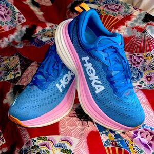 Hoka Blue and Pink Sneakers for Everyday Comfort